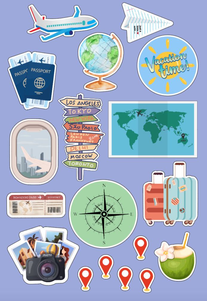 Traveler Stickers