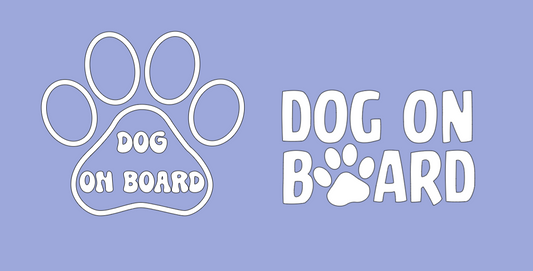 Dog on Board Decal